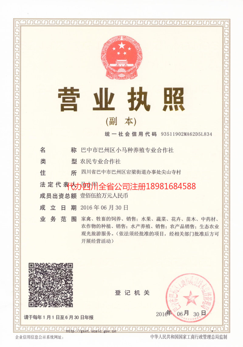 蓬莱蓬莱小马种养殖专业合作社